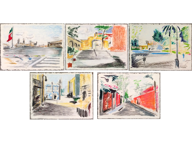 sketches mexico city